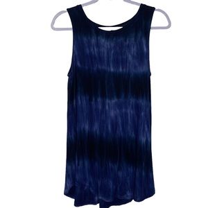 NWOT Blue Tie-Dye Tank Top